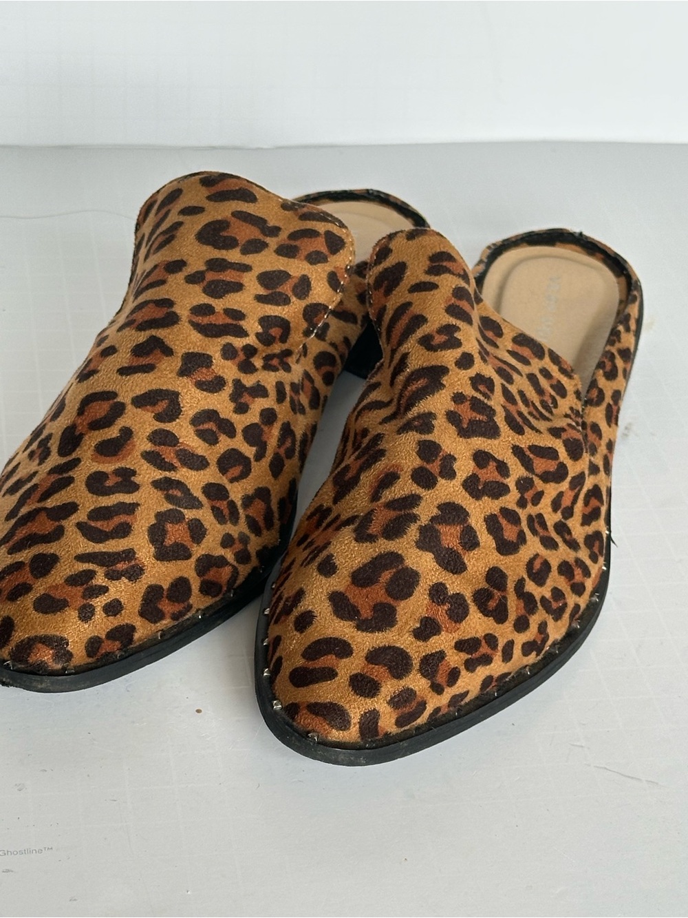Very Volatile Leopard-Pattern Slip-On Flats in Brown and Black